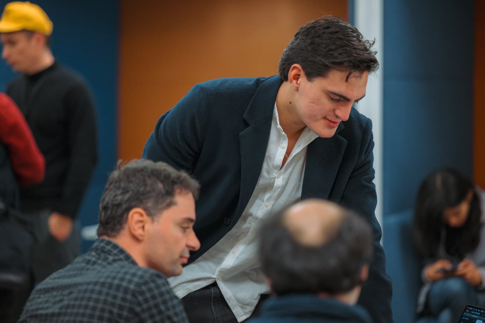 Jorge en una capacitación
